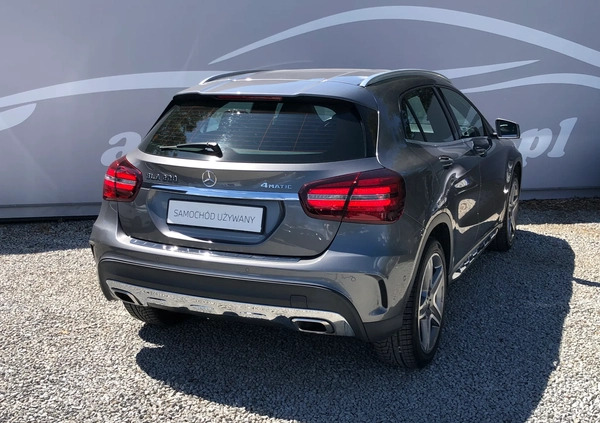 Mercedes-Benz GLA cena 109999 przebieg: 72925, rok produkcji 2018 z Barczewo małe 379